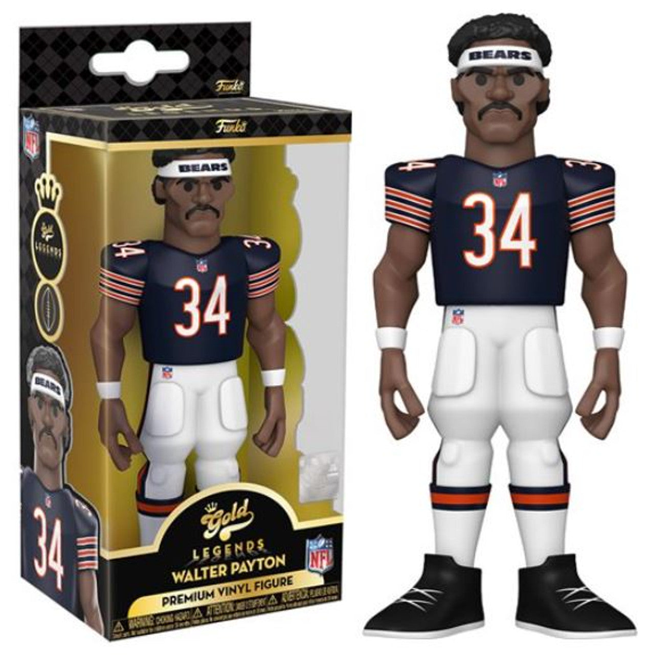 Walter Payton Chicago Bears Gold Legends 5" Funko Pop