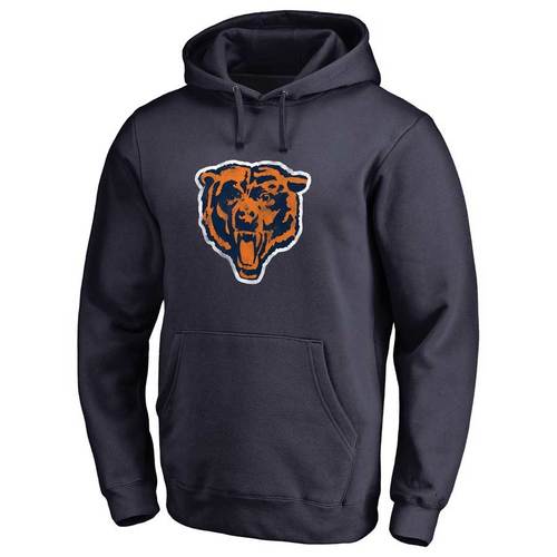 Chicago Bear Navy Headline Hoodie 47 Brand