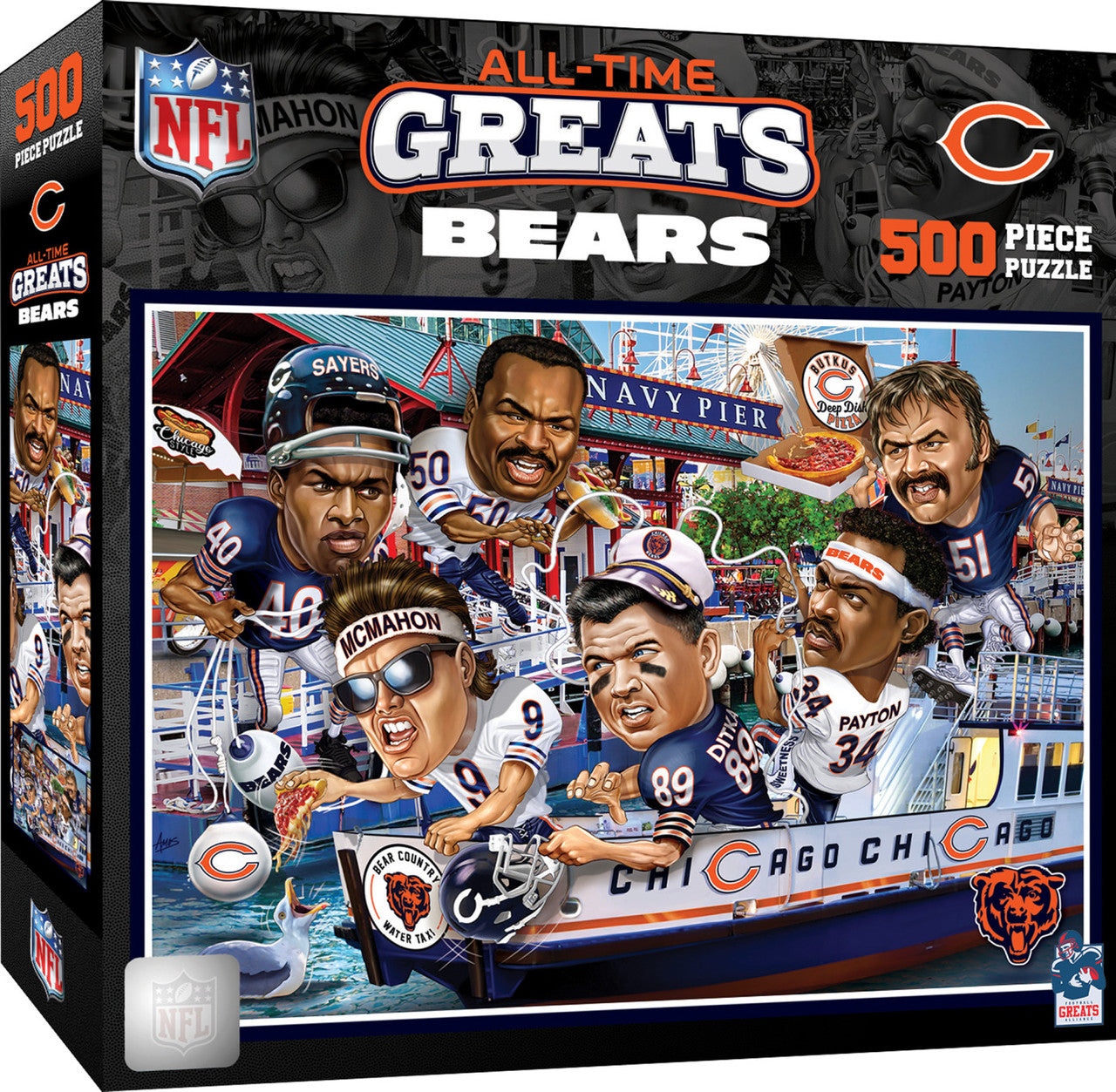 Chicago Bears All-Time Greats 500 Piece Puzzle
