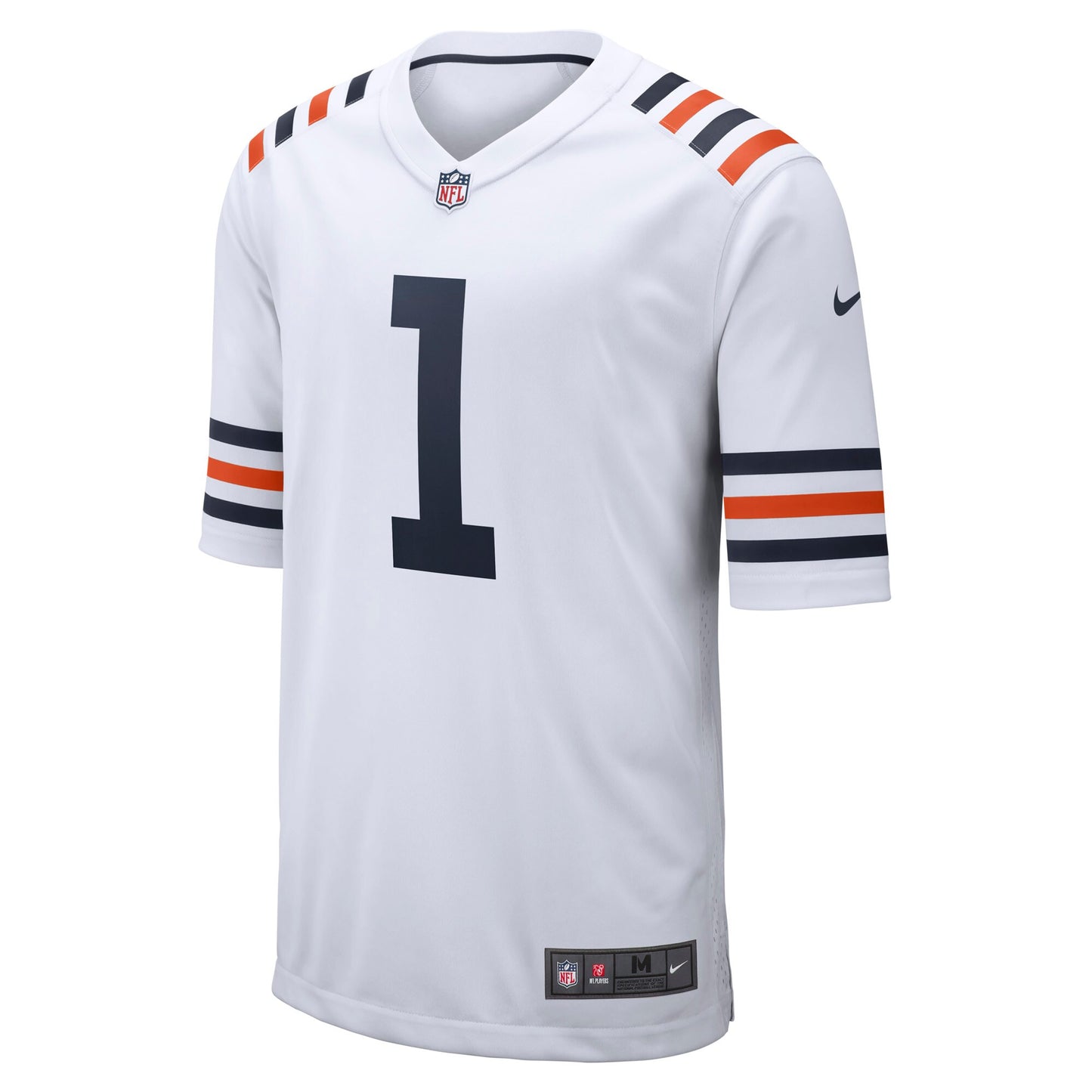Justin Fields Chicago Bears Nike White Color Rush Alternate Replica Jersey - Youth