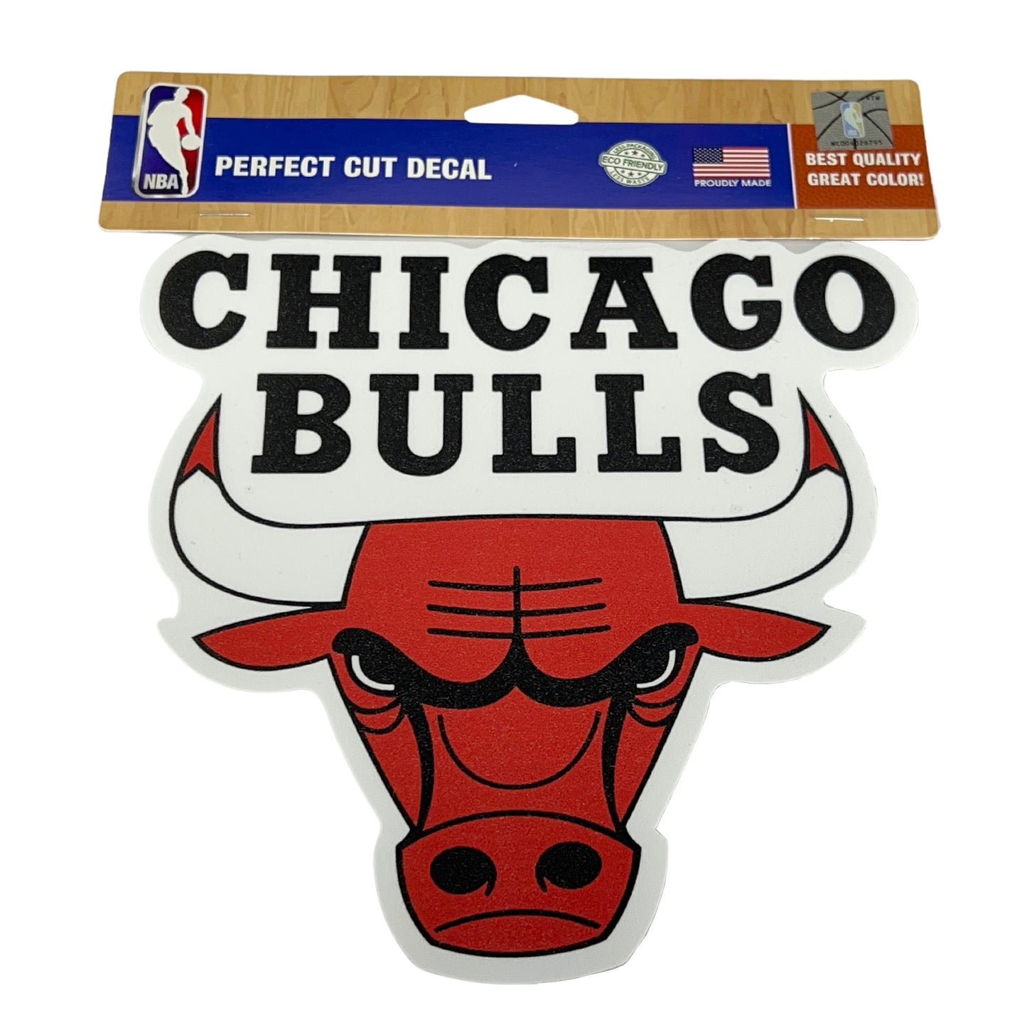 Chicago Bulls 8"x8" Perfect Cut Decal