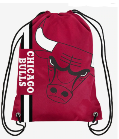 Chicago Bulls Big Logo Drawstring Backpack