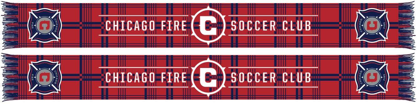 Chicago Fire Tartan scarf