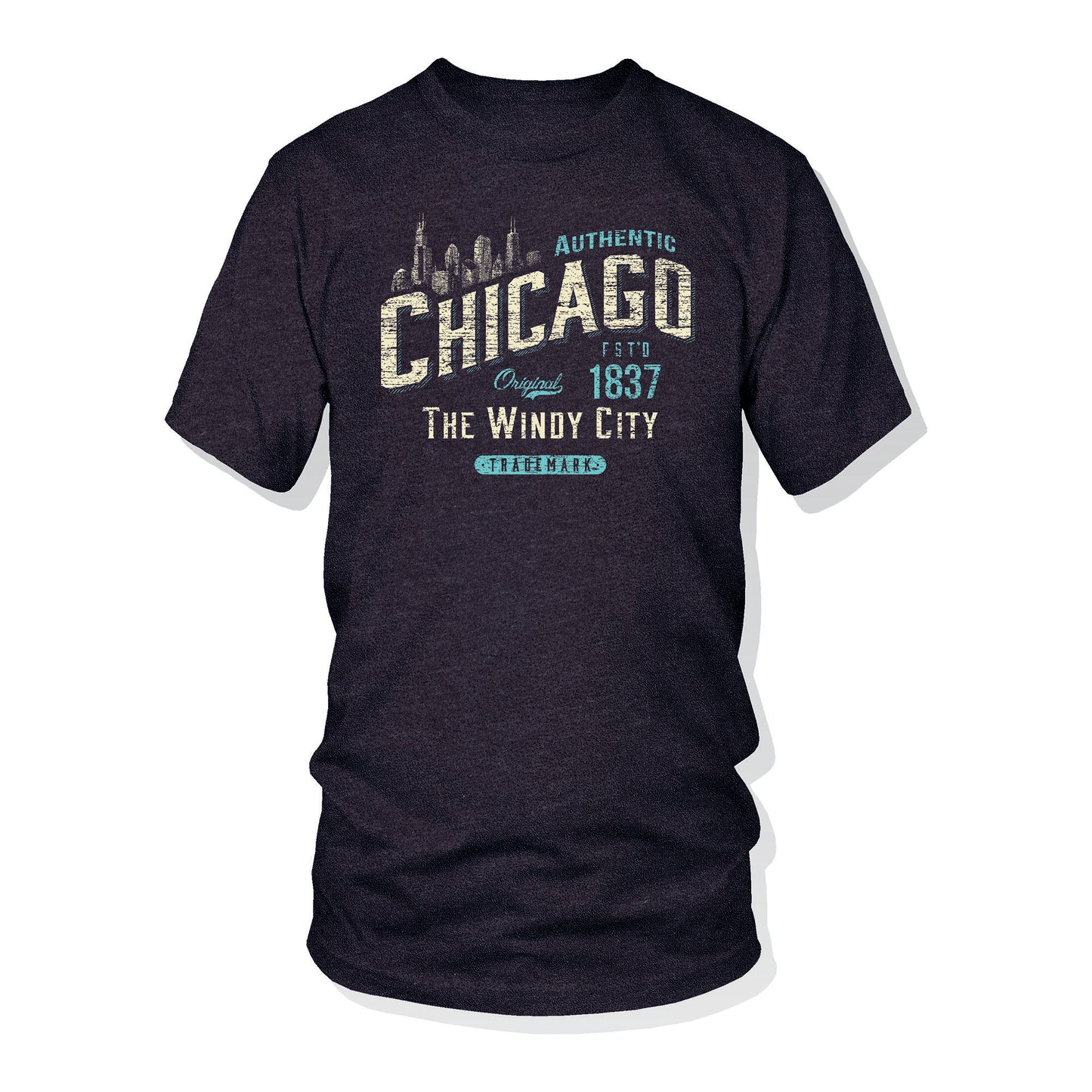 Chicago Dark Charcoal Men's Drifter Tee