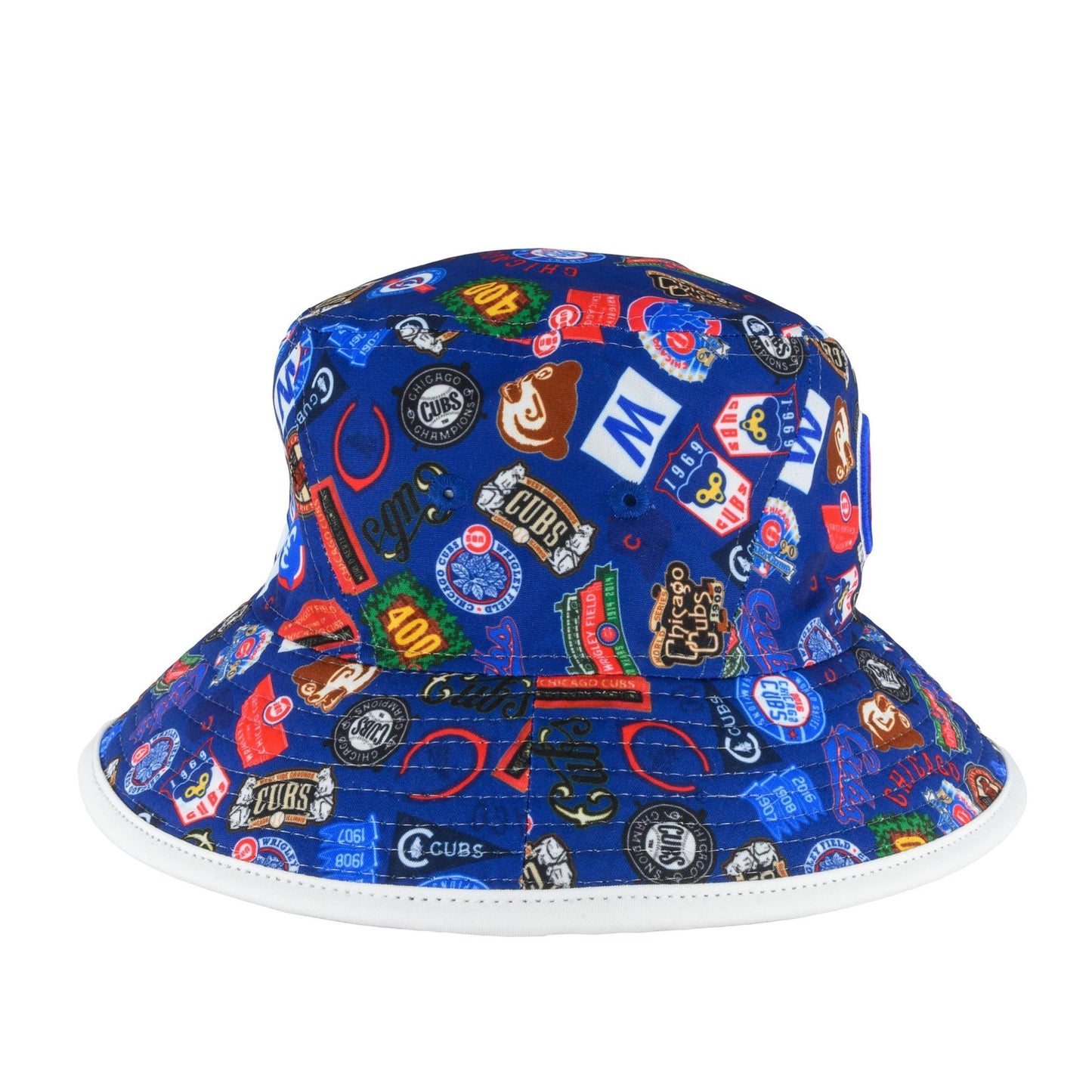 Chicago Cubs Royal All Logos Bucket Hat