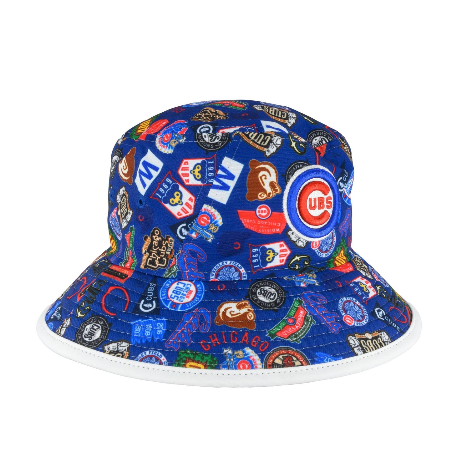Chicago Cubs Royal All Logos Bucket Hat