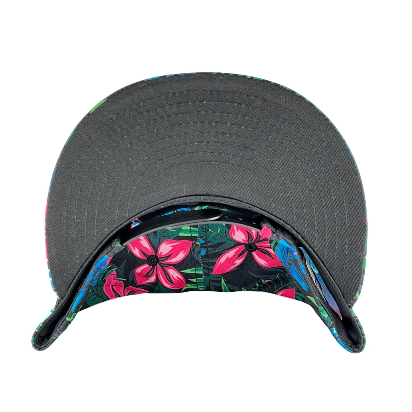 Chicago Cubs Black Floral Pattern Crawl Bear Snapback Hat