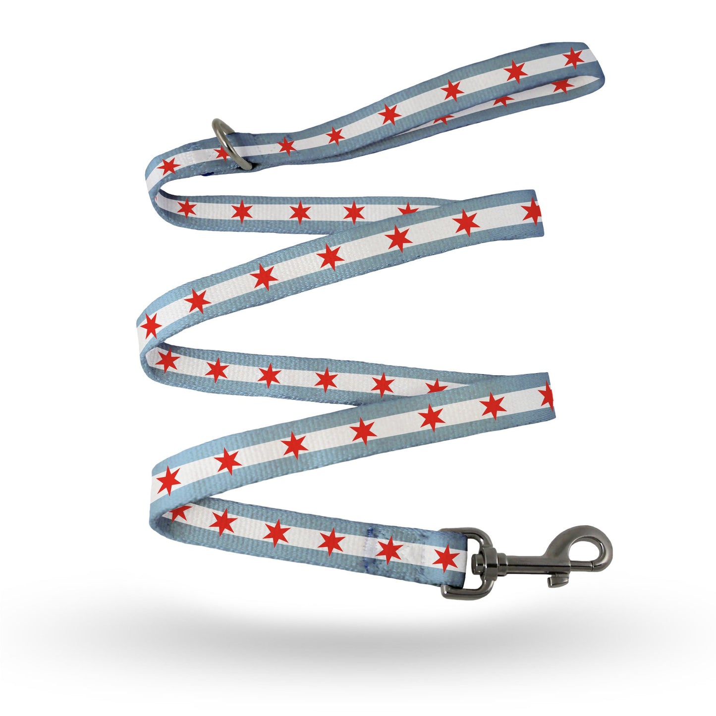 Chicago Flag Dog Leash 1" Thick