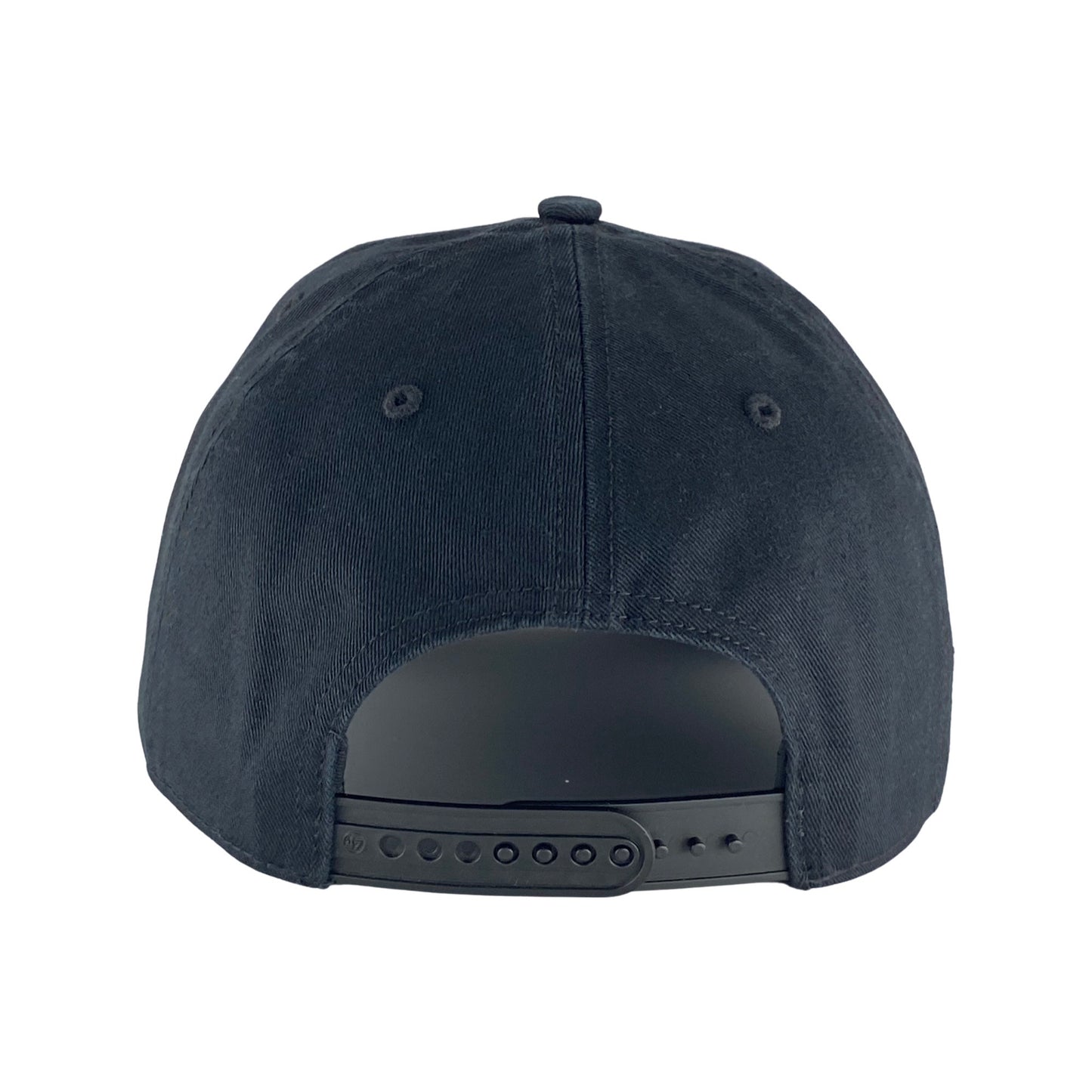 Chicago White Sox Black Overhand Rope Script Snapback Hat