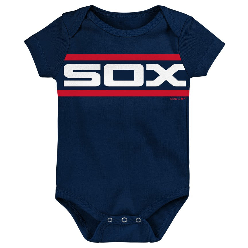 Chicago White Sox Navy 1983 Logo Creeper Onesie