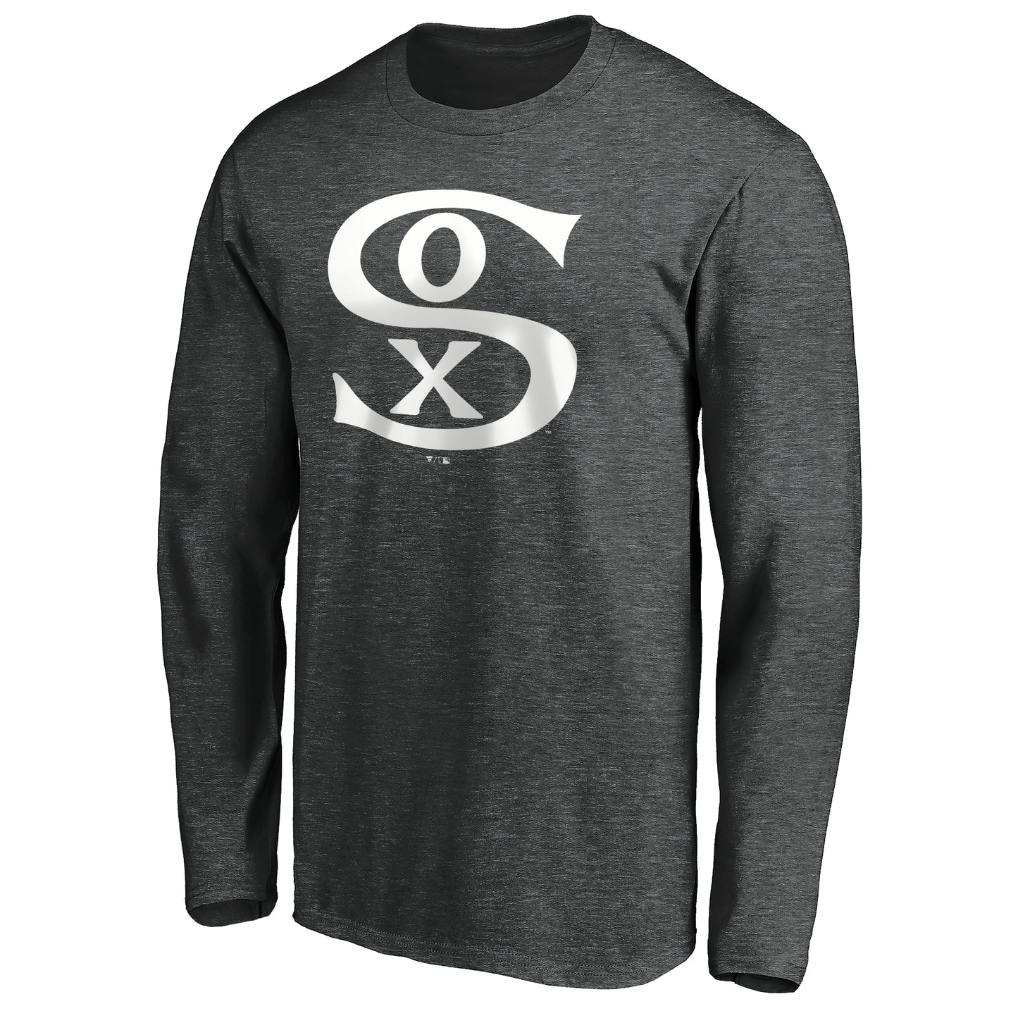Chicago White Sox 1917 Logo Vintage Long Sleeve Tee - Grey
