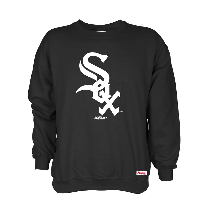 Chicago White Sox Logo Black Crew Neck Sweatshirt