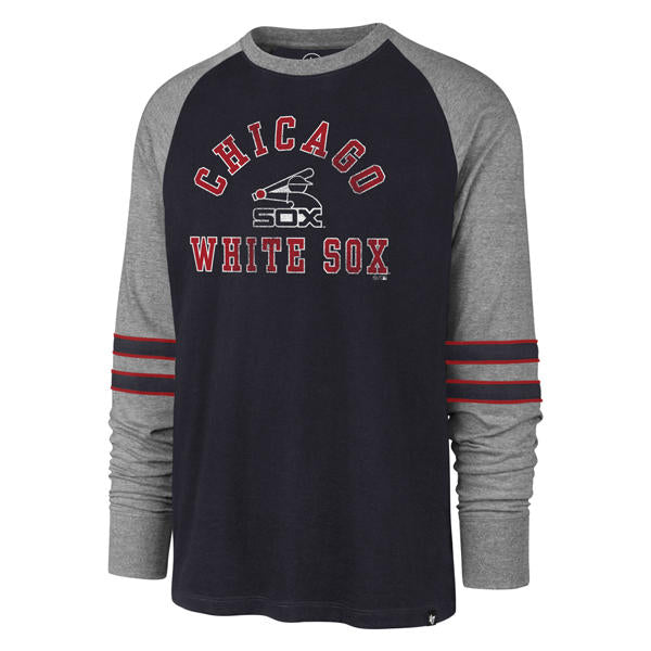 Sox Navy Batterman Heritage WInd Up Raglan L/S Tee