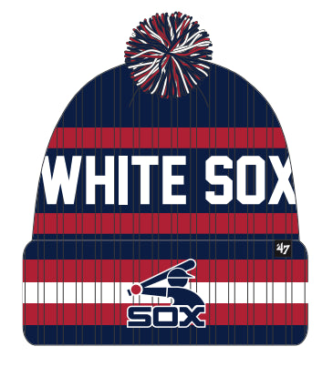 Chicago White Sox Batterman Bering 47 Cuffed Knit Hat