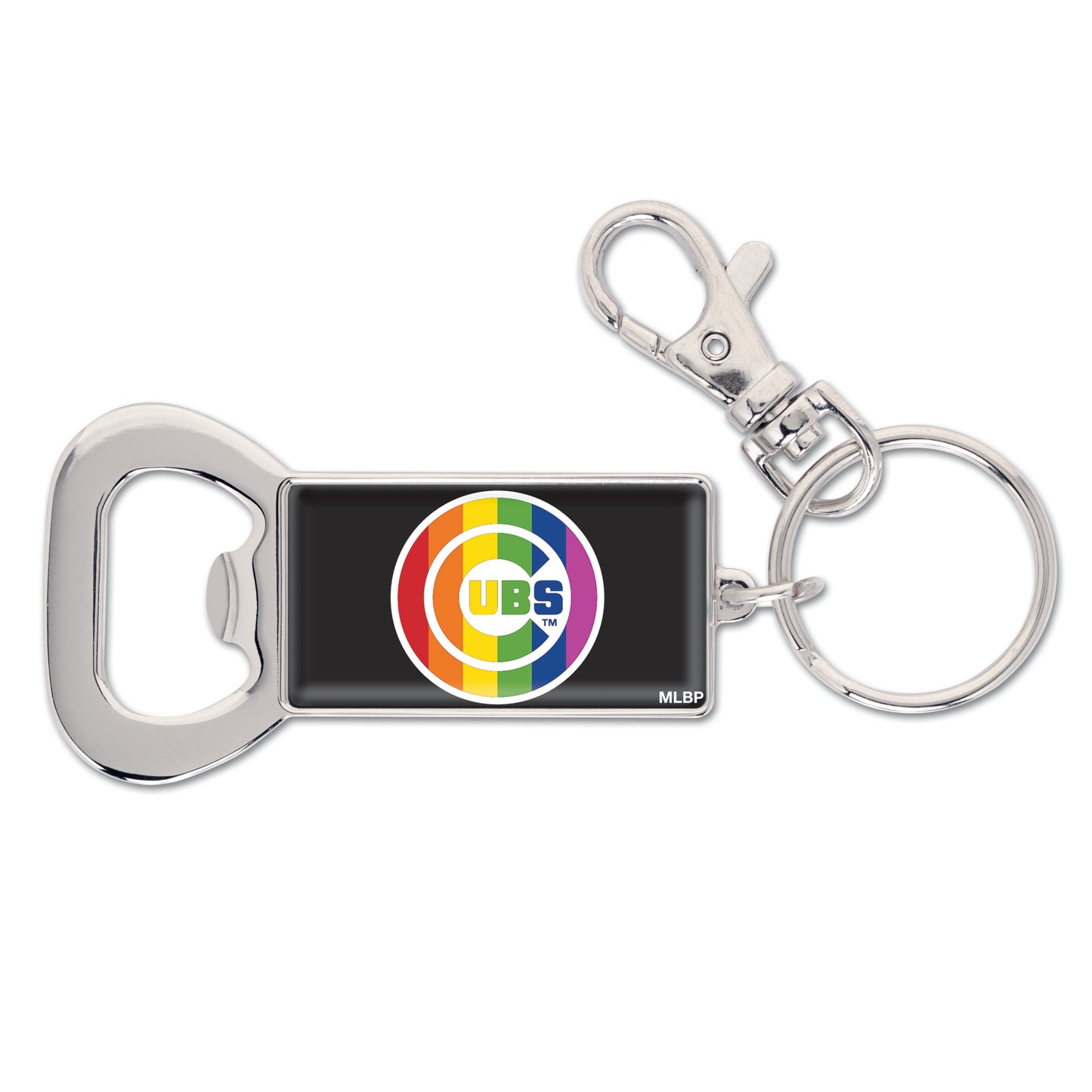 Chicago Cubs Pride Bottle Opener Keychain