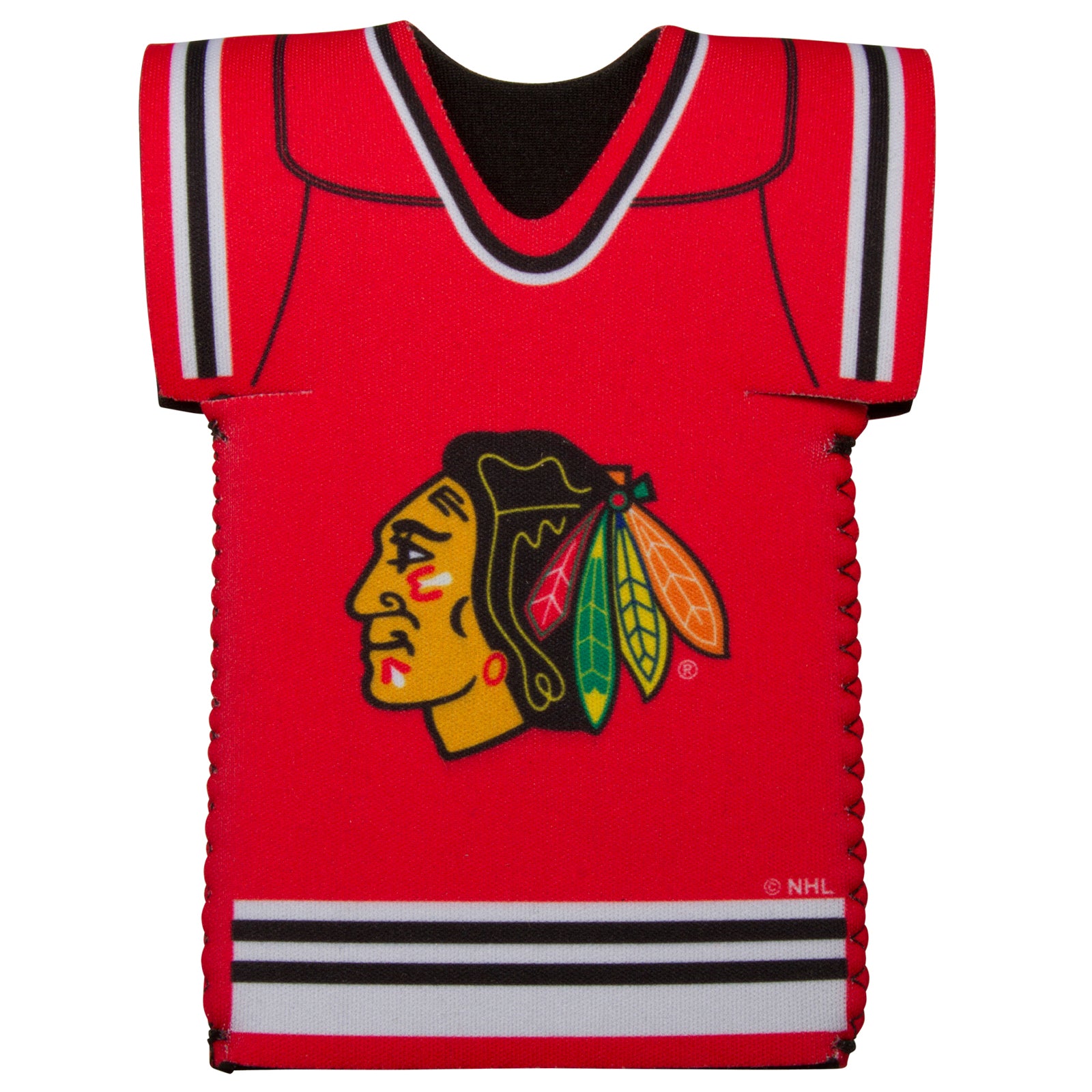 Chicago Blackhawks Red Jersey Bottle Koozie – Clark Street Sports