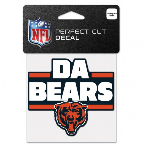 Chicago Bears Da Bears 4x4 Decal
