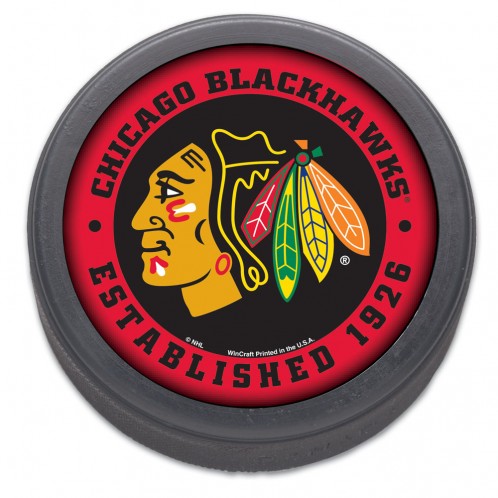 Chicago Blackhawks Hockey Puck