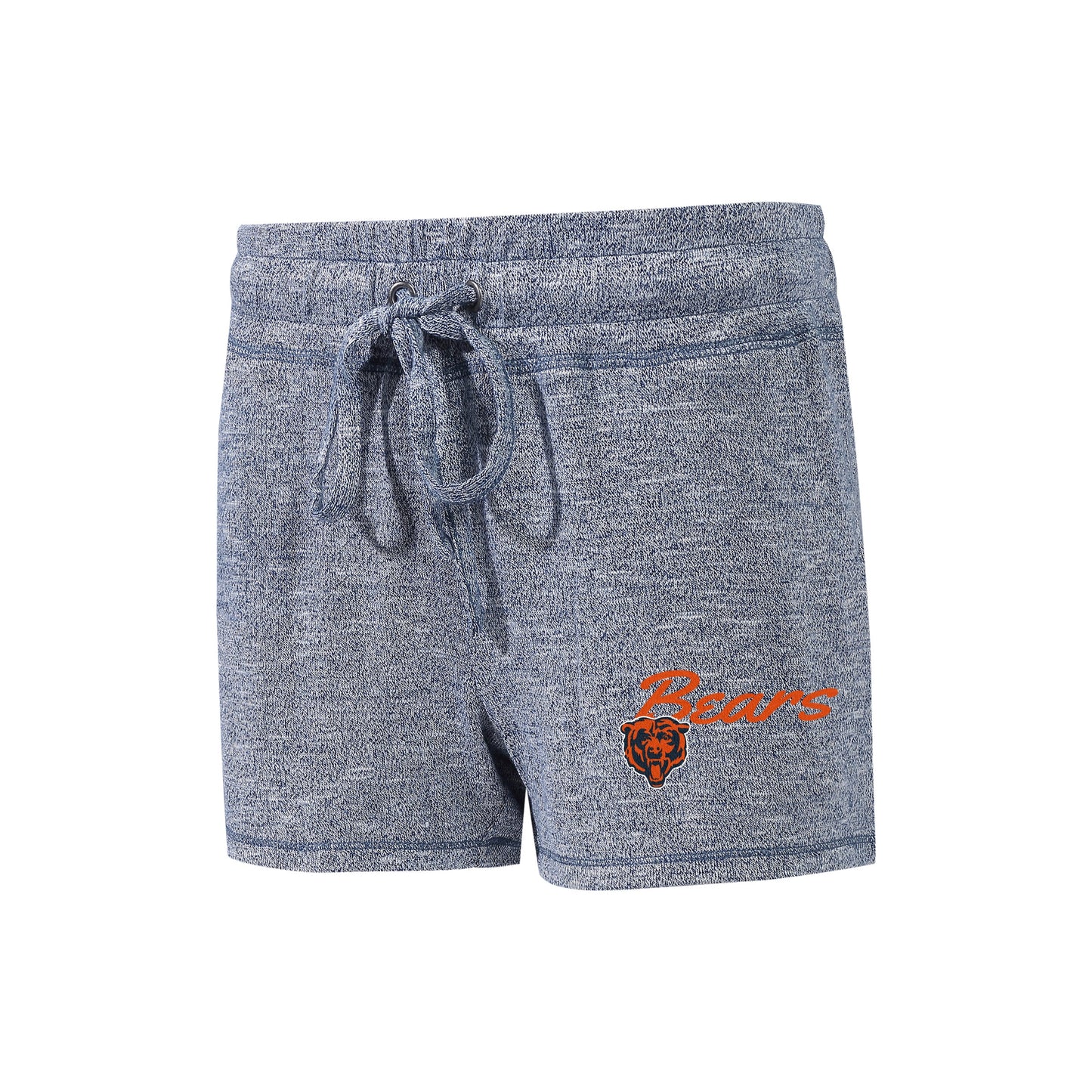 Chicago Bears Women's Grey Marble Shorts w/ Bearhead Logo