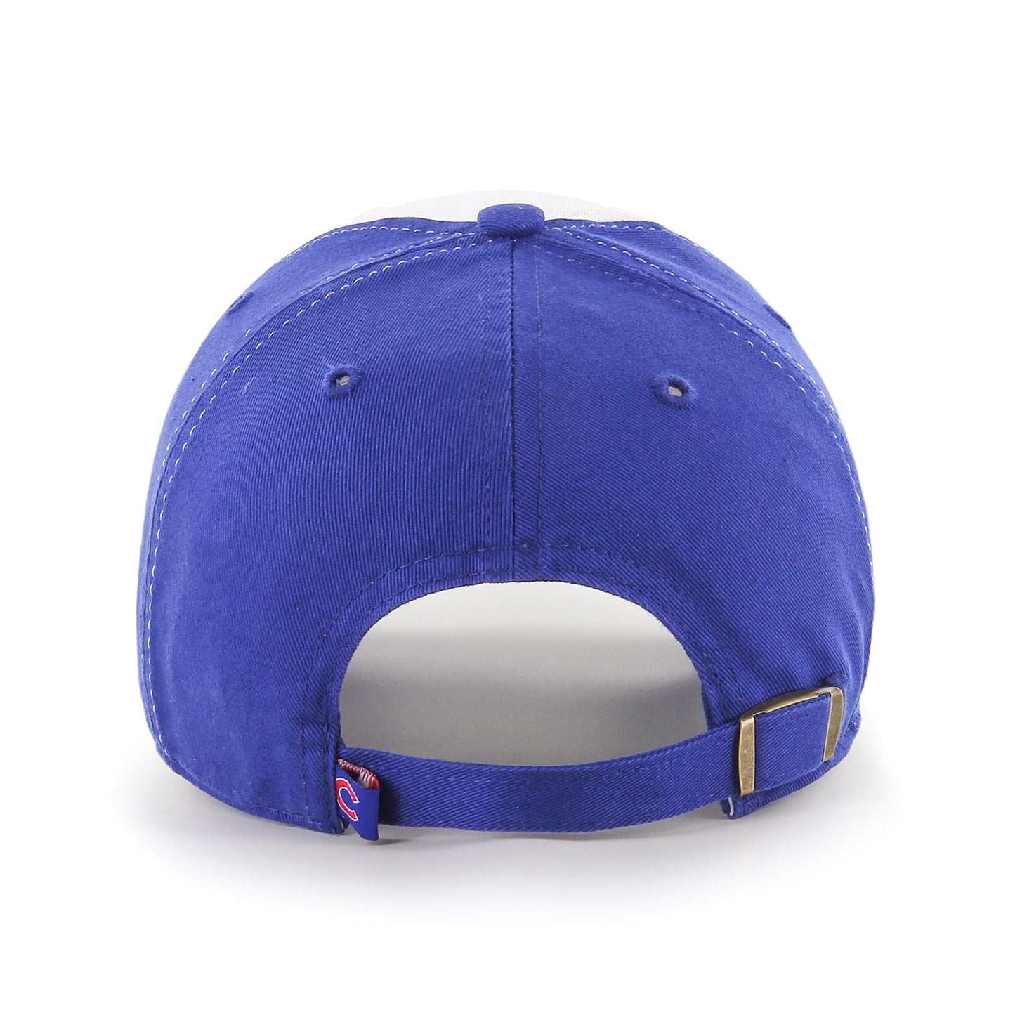 Chicago Cubs C Cub Logo White/Royal 47' Clean Up Adjustable Hat