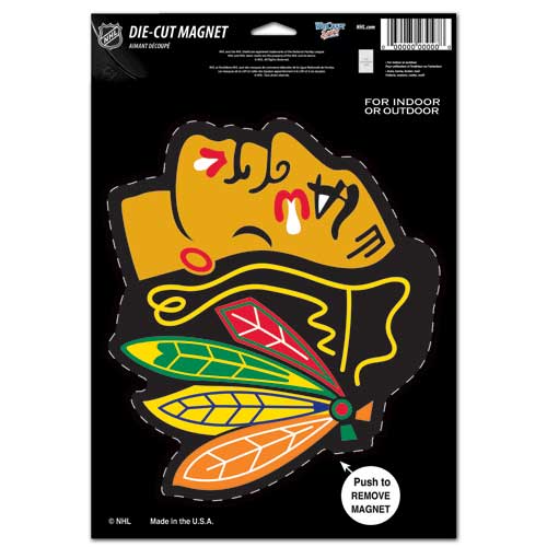 Chicago Blackhawks Five Inch Precision Cut Magnet
