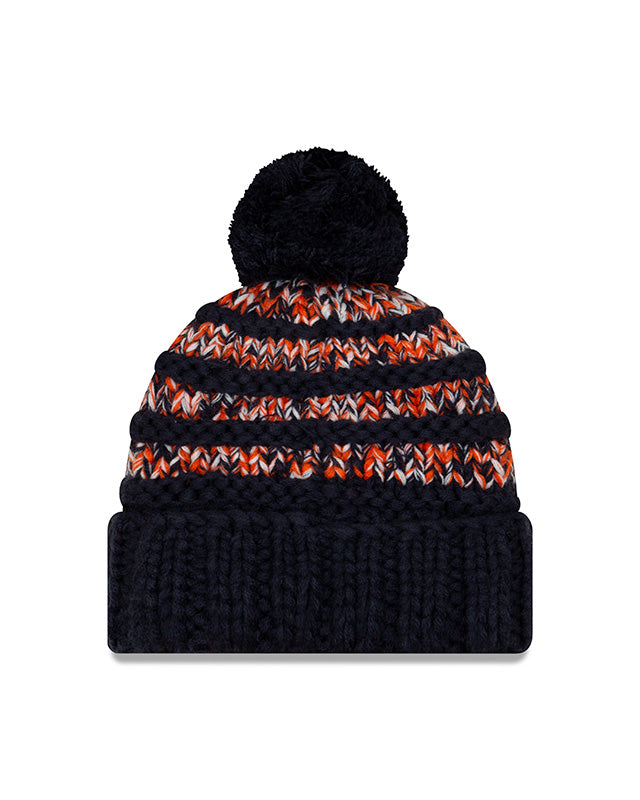 Chicago Bears Women's W KNITLAYER A3 w/ Pom & Bear Head Logo