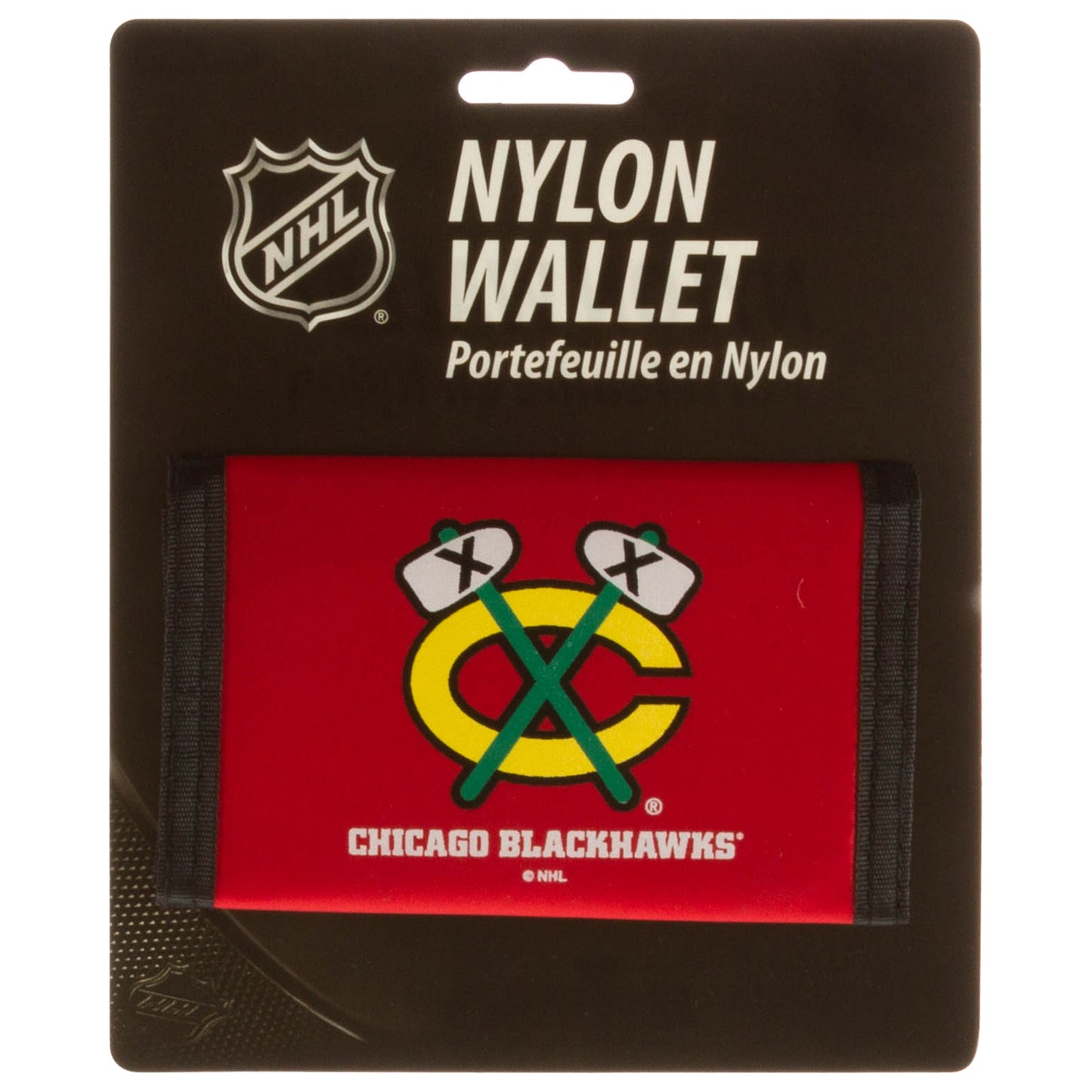 Chicago Blackhawks Red Nylon Wallet