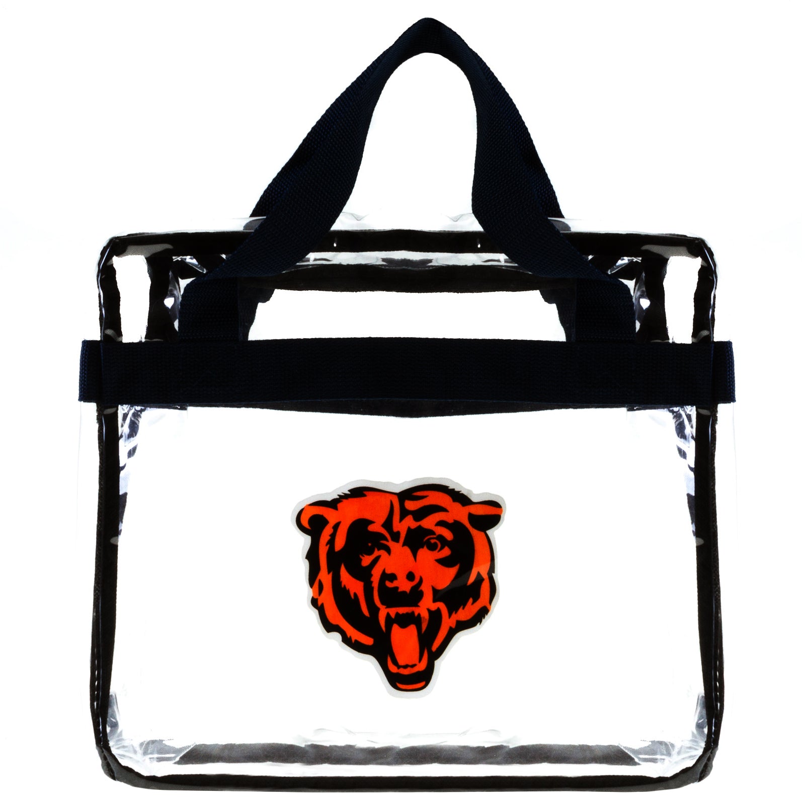 Chicago Bears Clear Messenger Bag with Logo Clark Street Sports