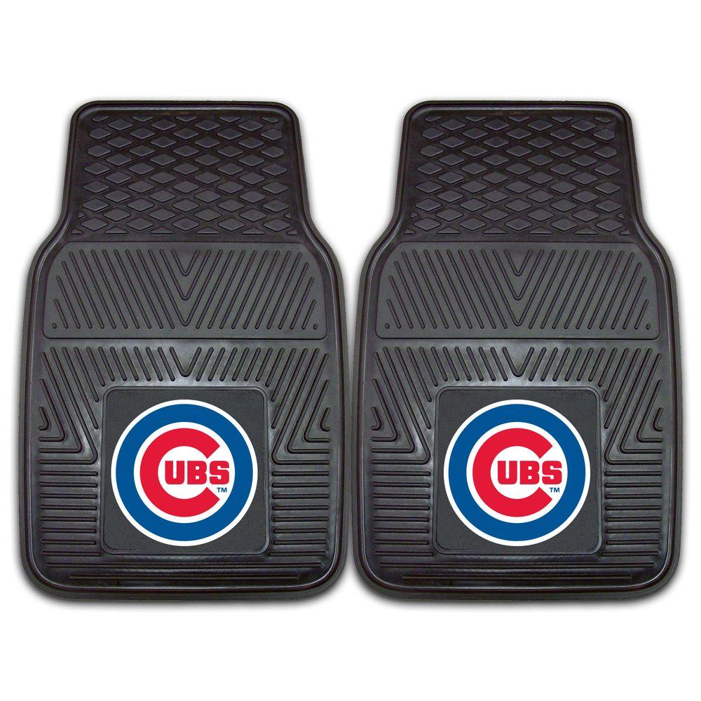 Chicago Cubs Bullseye Front Car Mats
