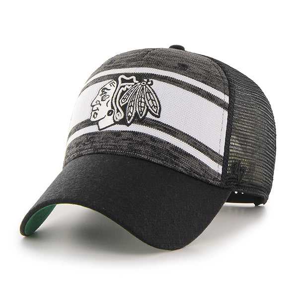 Chicago Blackhawks Black Power Play Mesh 47 Adjustable