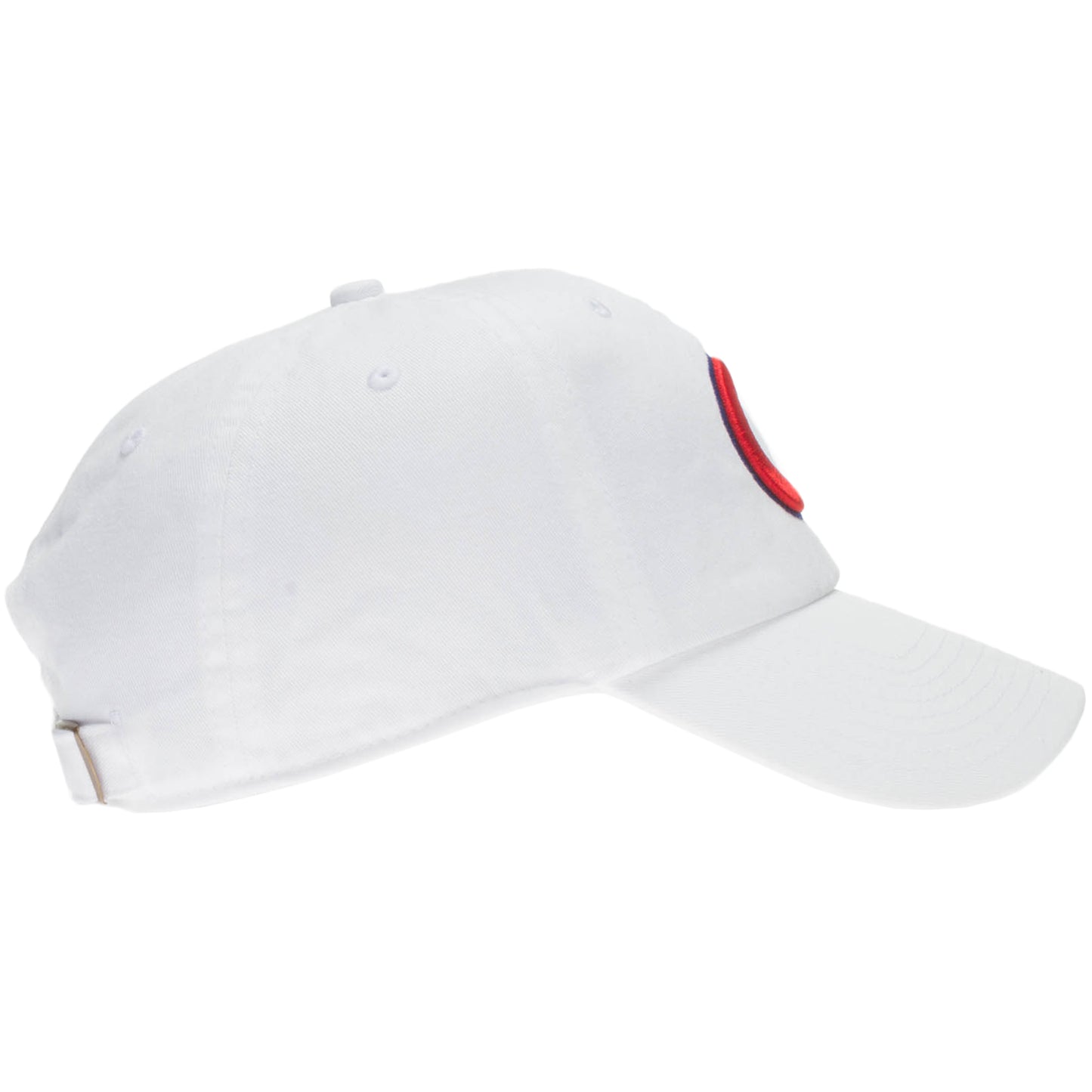 Chicago Cubs White Logo Clean-Up Adjustable Hat