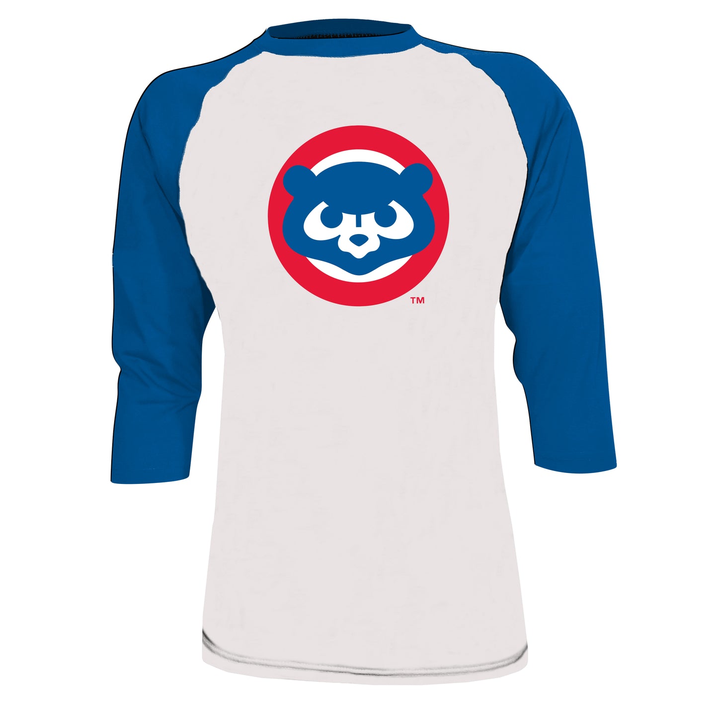 Chicago Cubs White Royal 1984 3/4 Sleeve Baseball Jersey