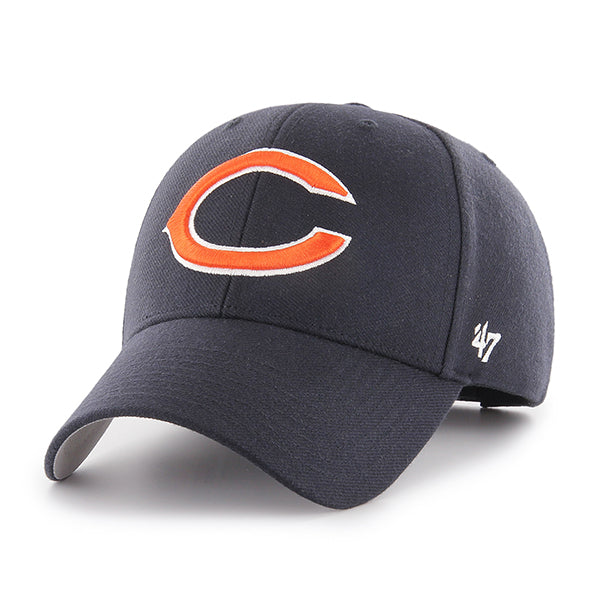 Chicago Bears Navy "C" MVP Velcro Hat