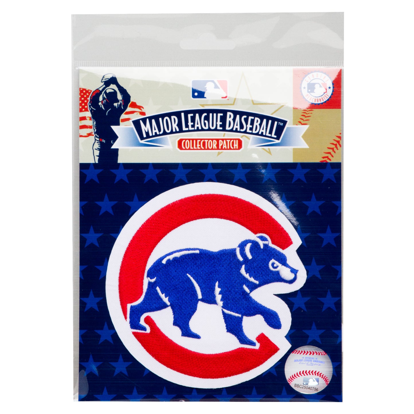 Chicago Cubs 4" Crawling Bear Logo Patch