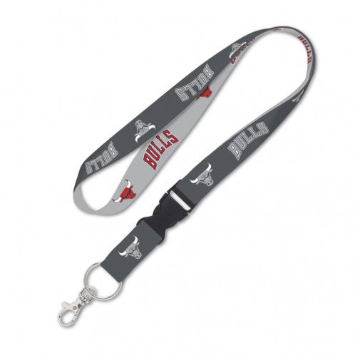 Chicago Bulls Gray Wincraft Lanyard