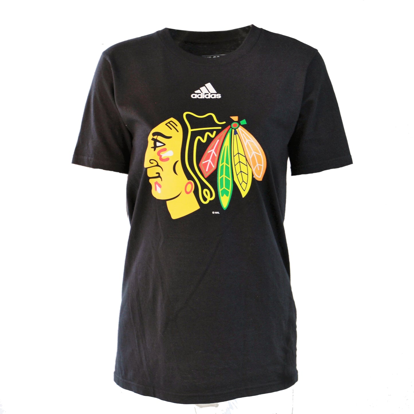 Chicago Blackhawks Black Adidas Alex Debrincat Player Tee
