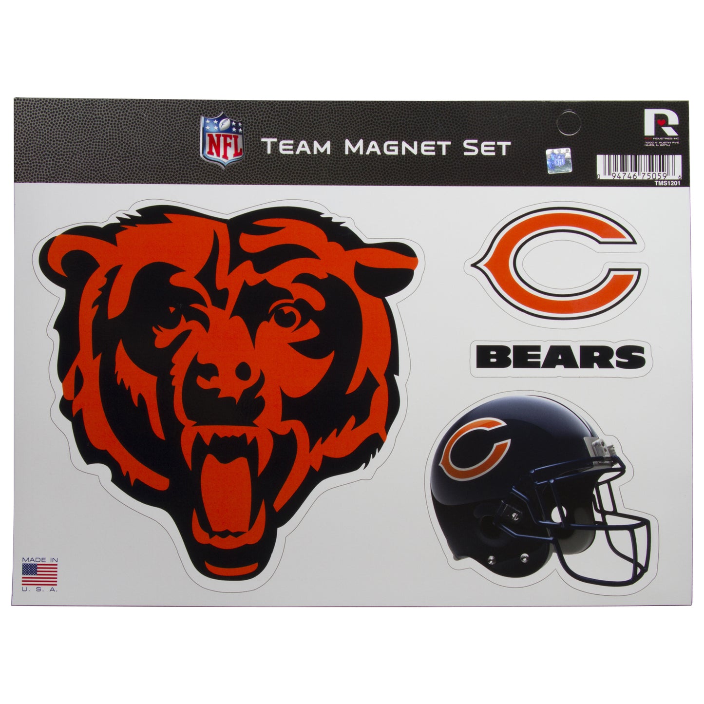 Chicago Bears Team Magnet Set