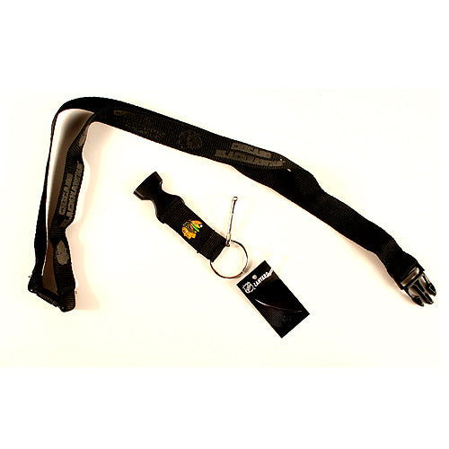 Blackhawks Black Lanyard