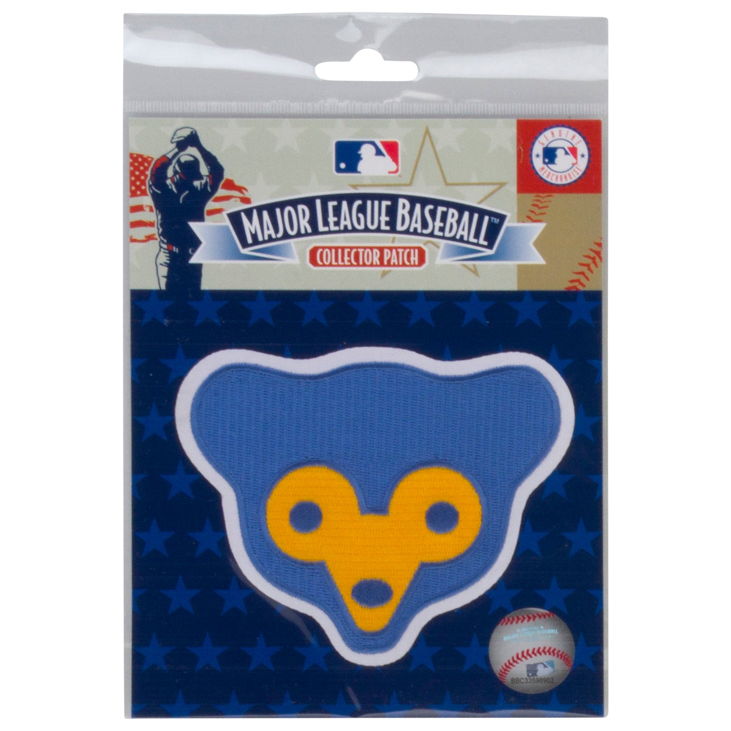 Chicago Cubs 1960-69 Cub Face 4 1/2" x 4" Patch