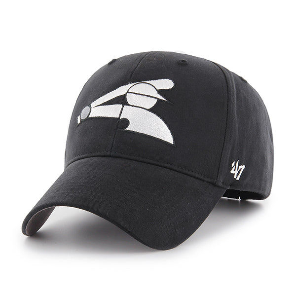 Sox Youth Black Basic Half Batterman Logo MVP