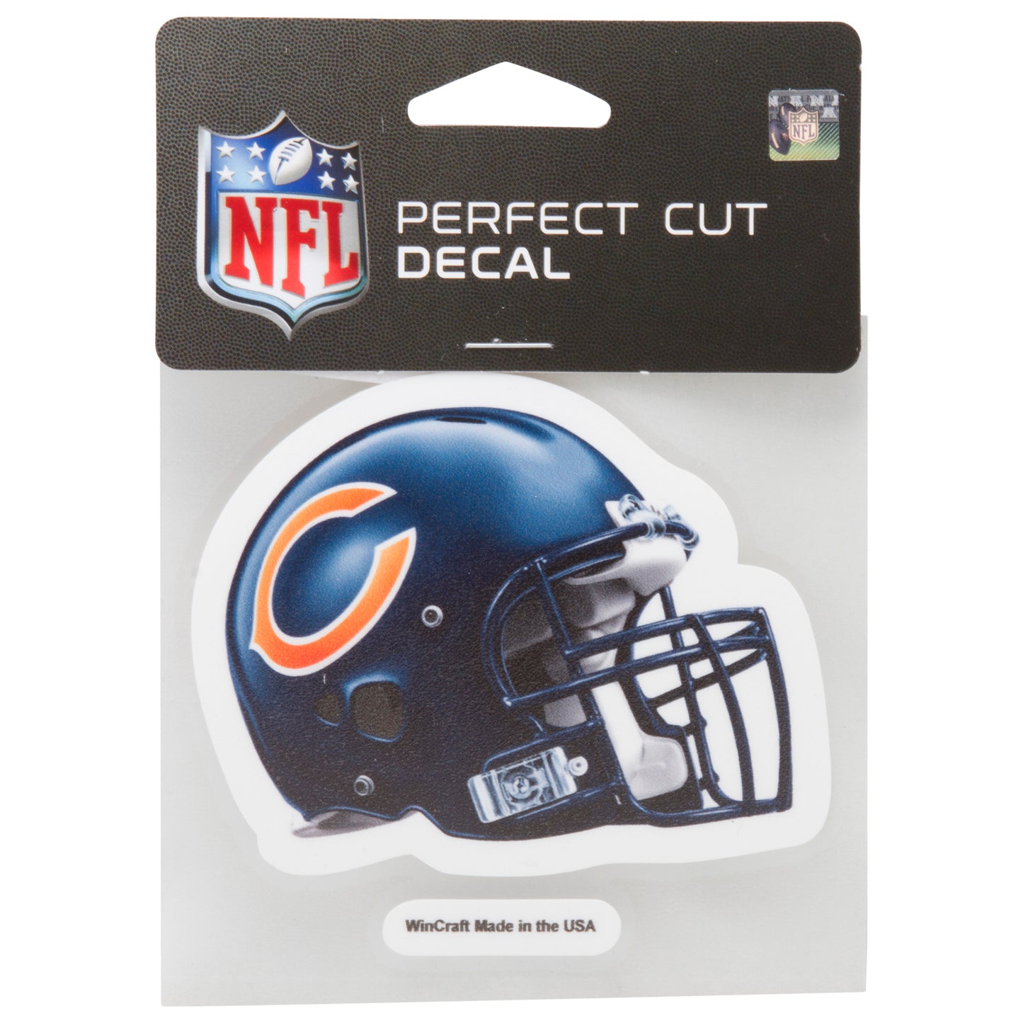 Chicago Bears 4" x 4" Helmet Perfect Cut Decal
