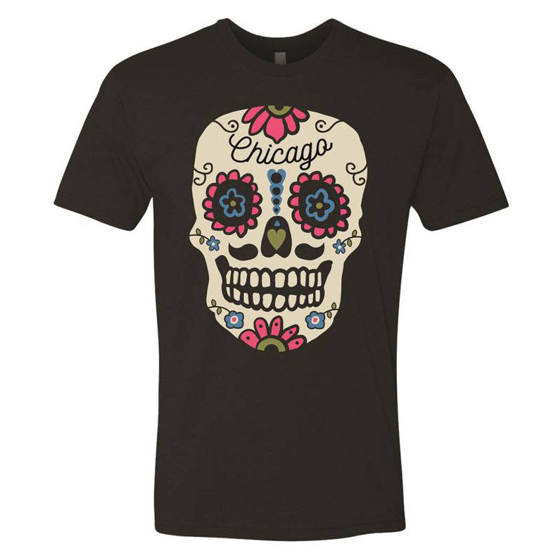 Chicago Black Sugar Skull Tee