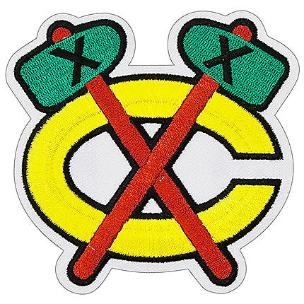 Chicago Blackhawks Tomahawks Away Jersey Patch by National Emblem