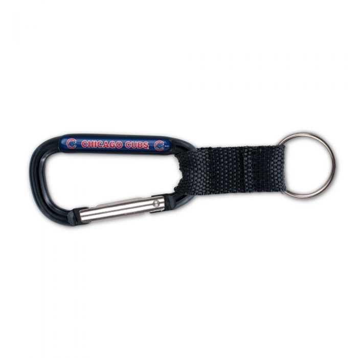 Chicago Cubs Black Carabiner Key Ring