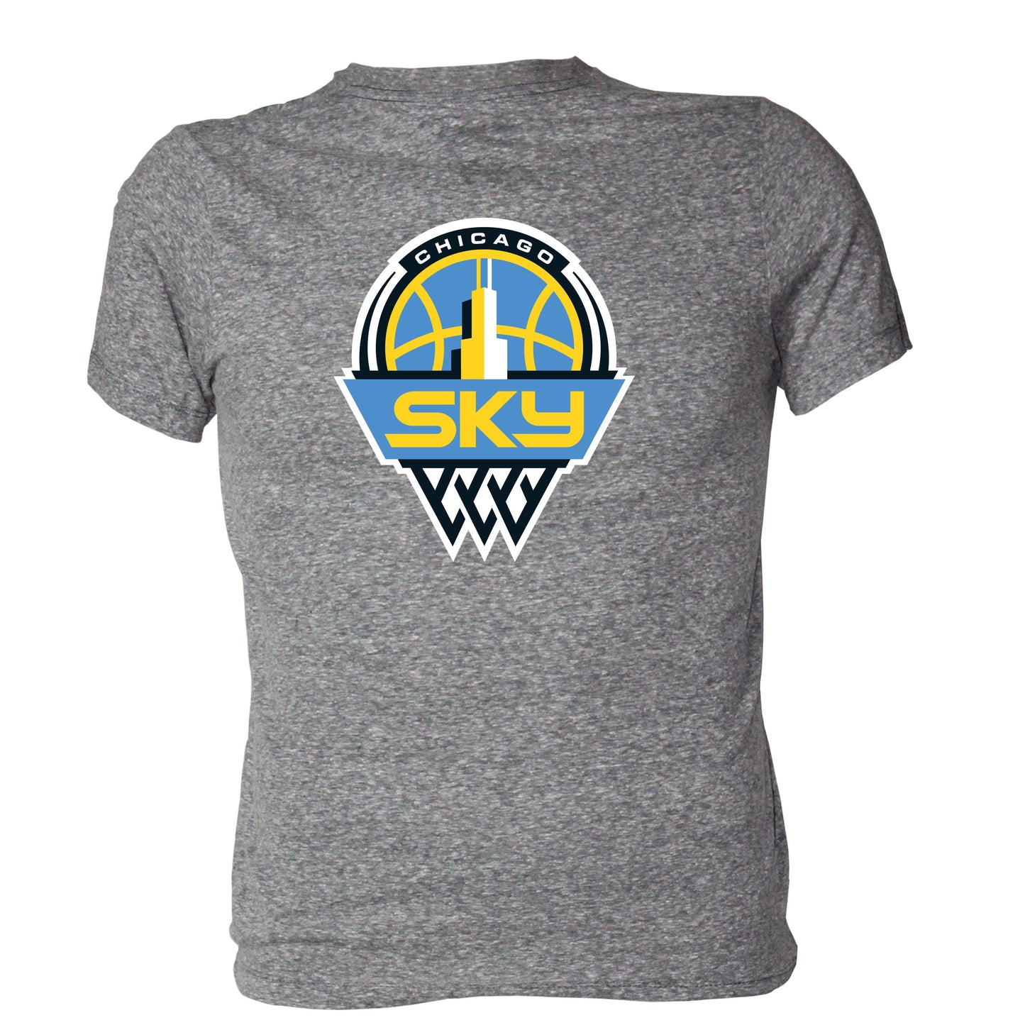 Chicago Sky Snow Heather Granite T-Shirt