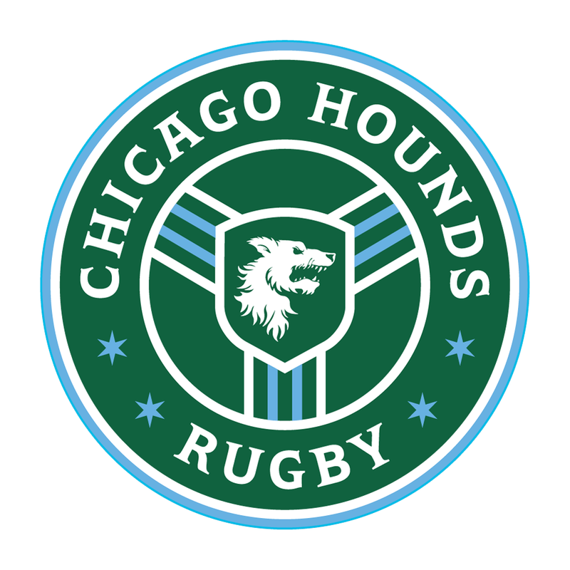 Chicago Hounds 3.5 inch Primary Logo Sticker