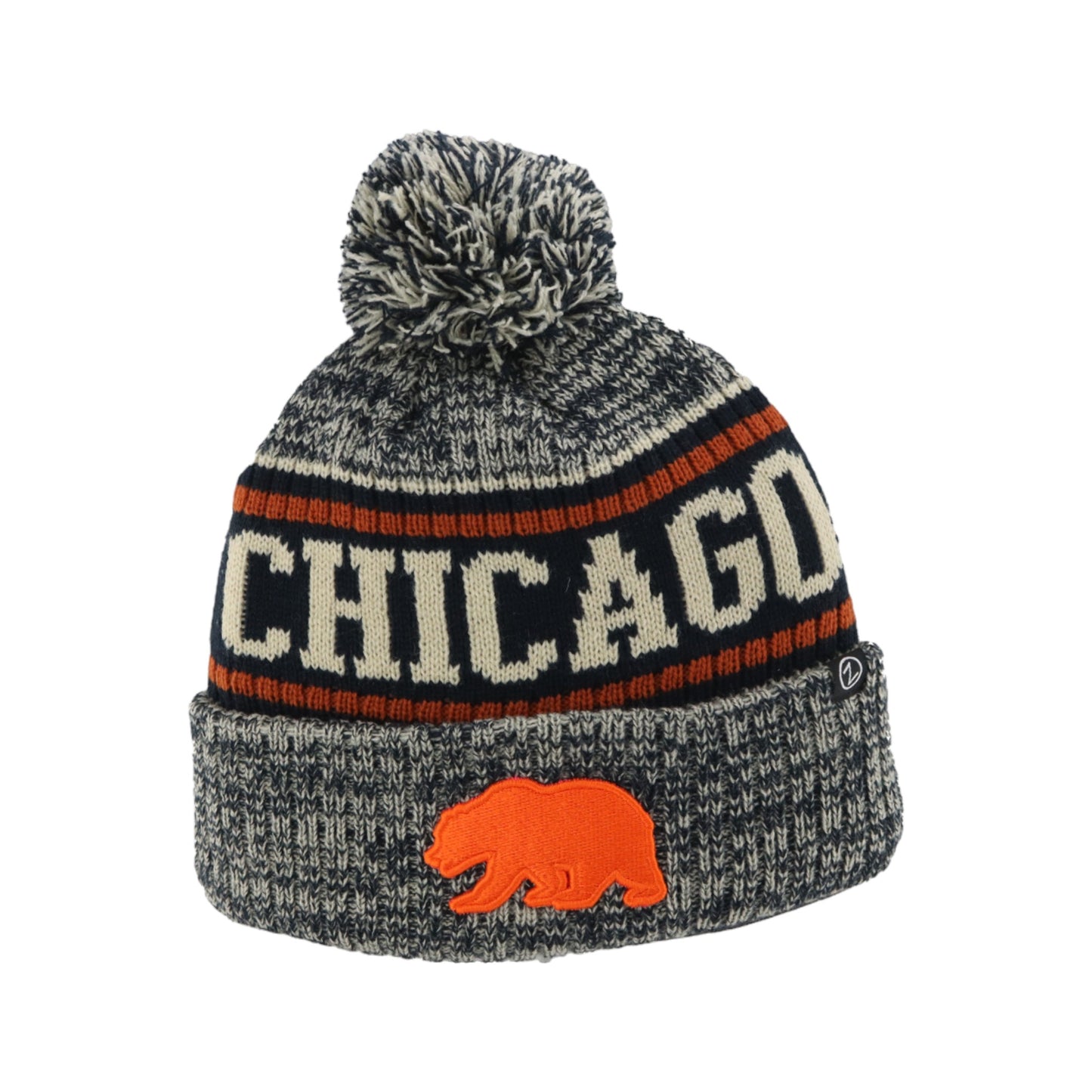 Chicago Bears Camber Bear Frosty Pom Knit Hat