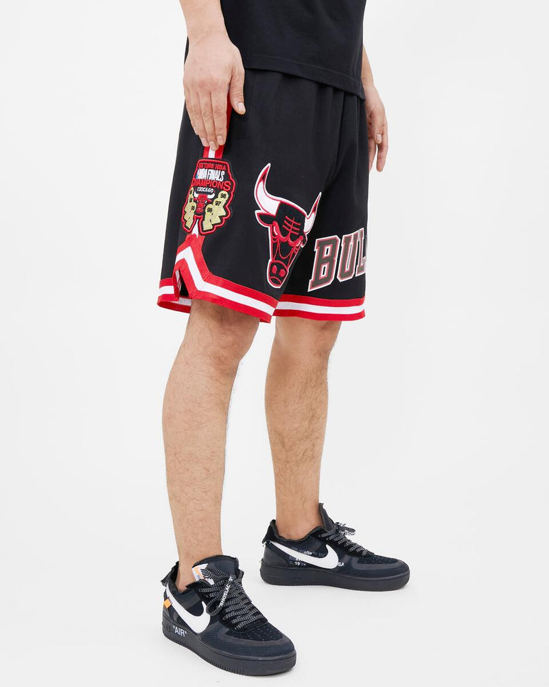 Chicago Bulls Logo Pro Team Black Shorts