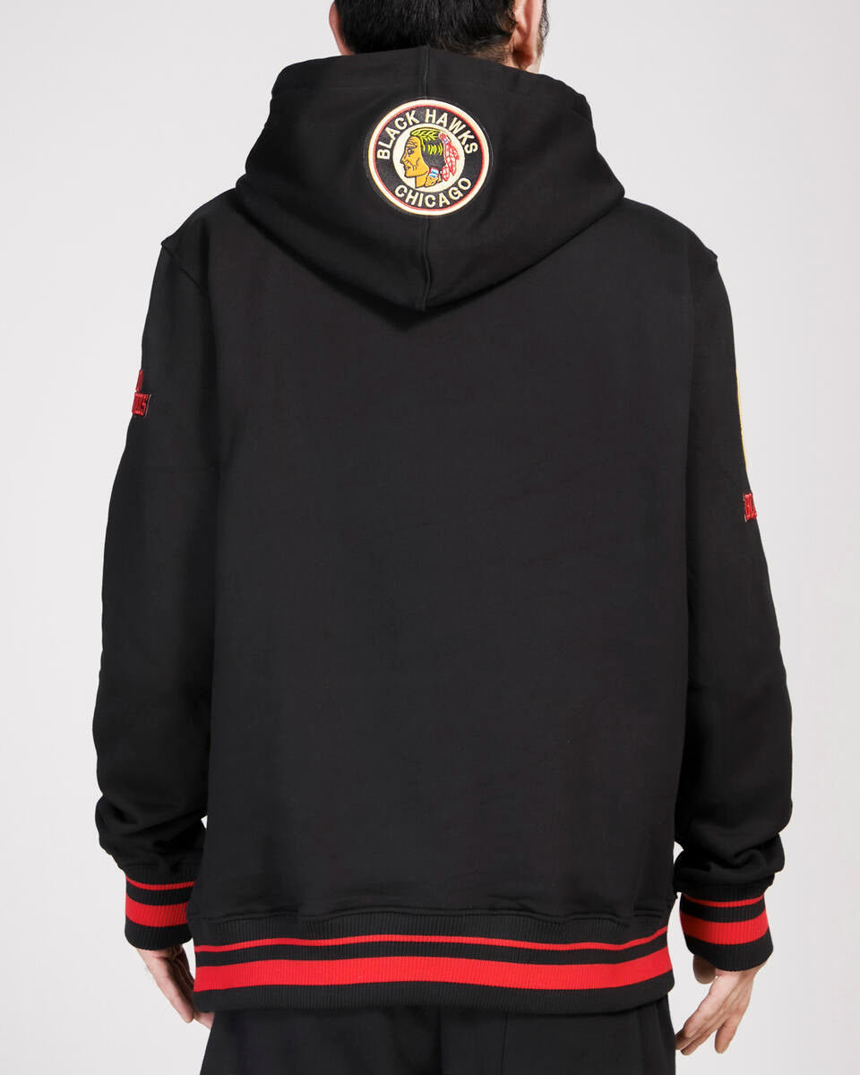 Chicago Blackhawks Pro Standard Black Retro Classic Hoodie