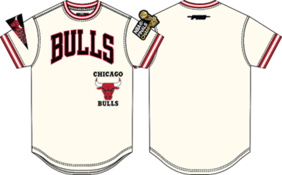 Chicago Bulls Cream Retro Classic Pro Standard Tee